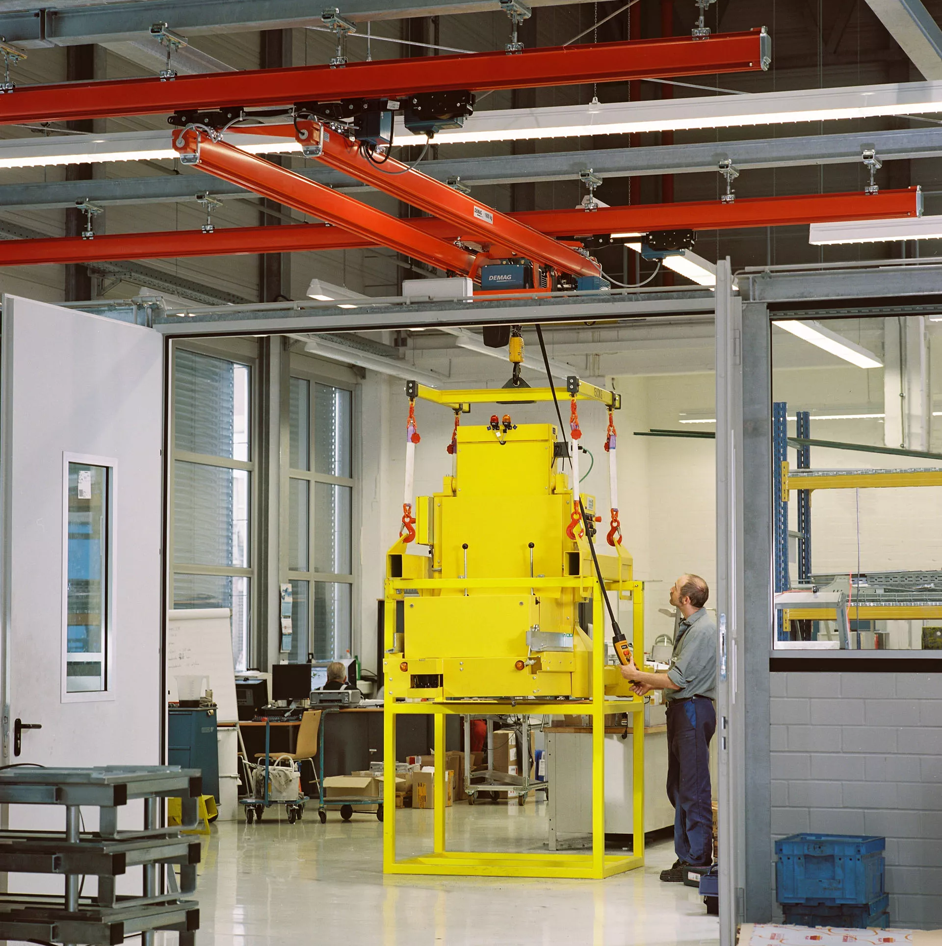 KBK single-girder suspension cranes