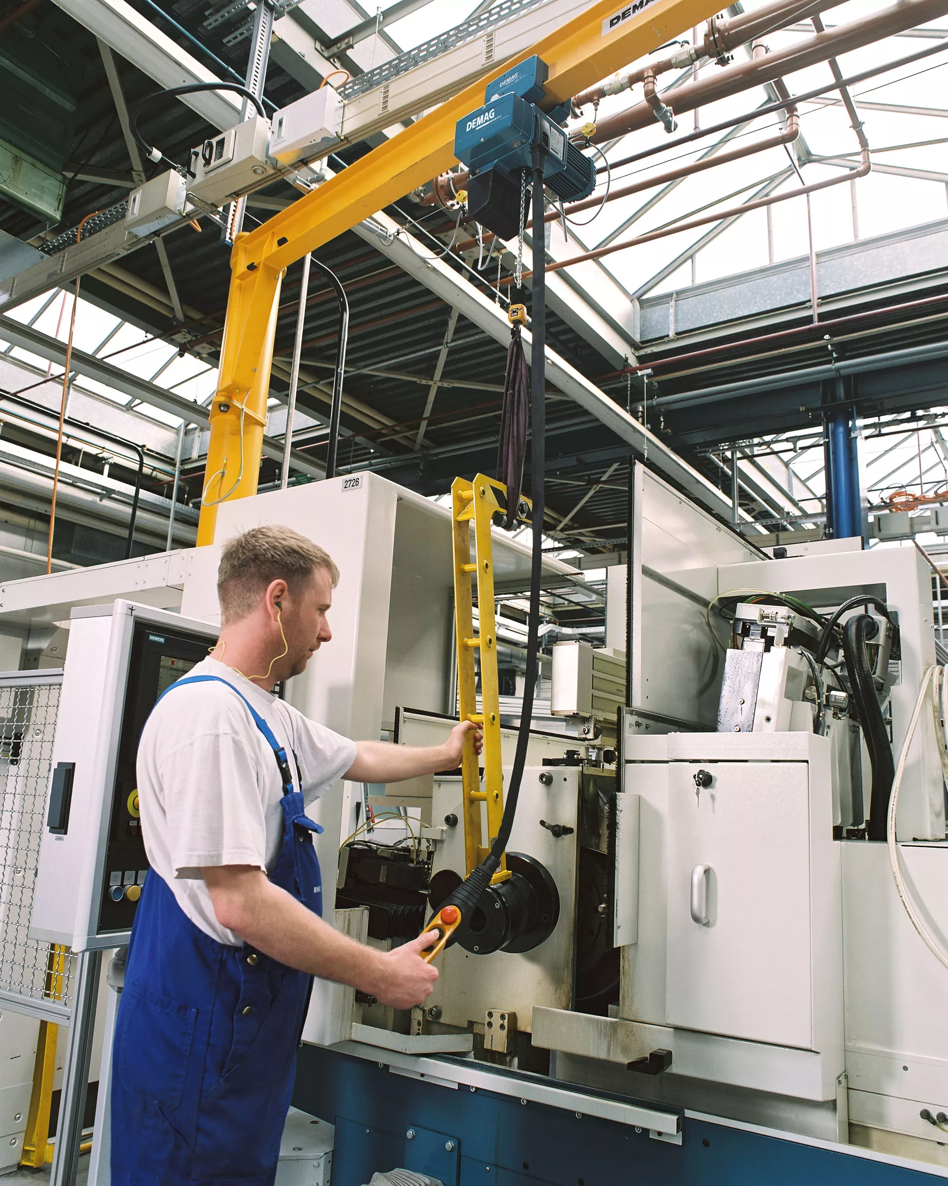 체인 호이스트용 주행 트롤리.