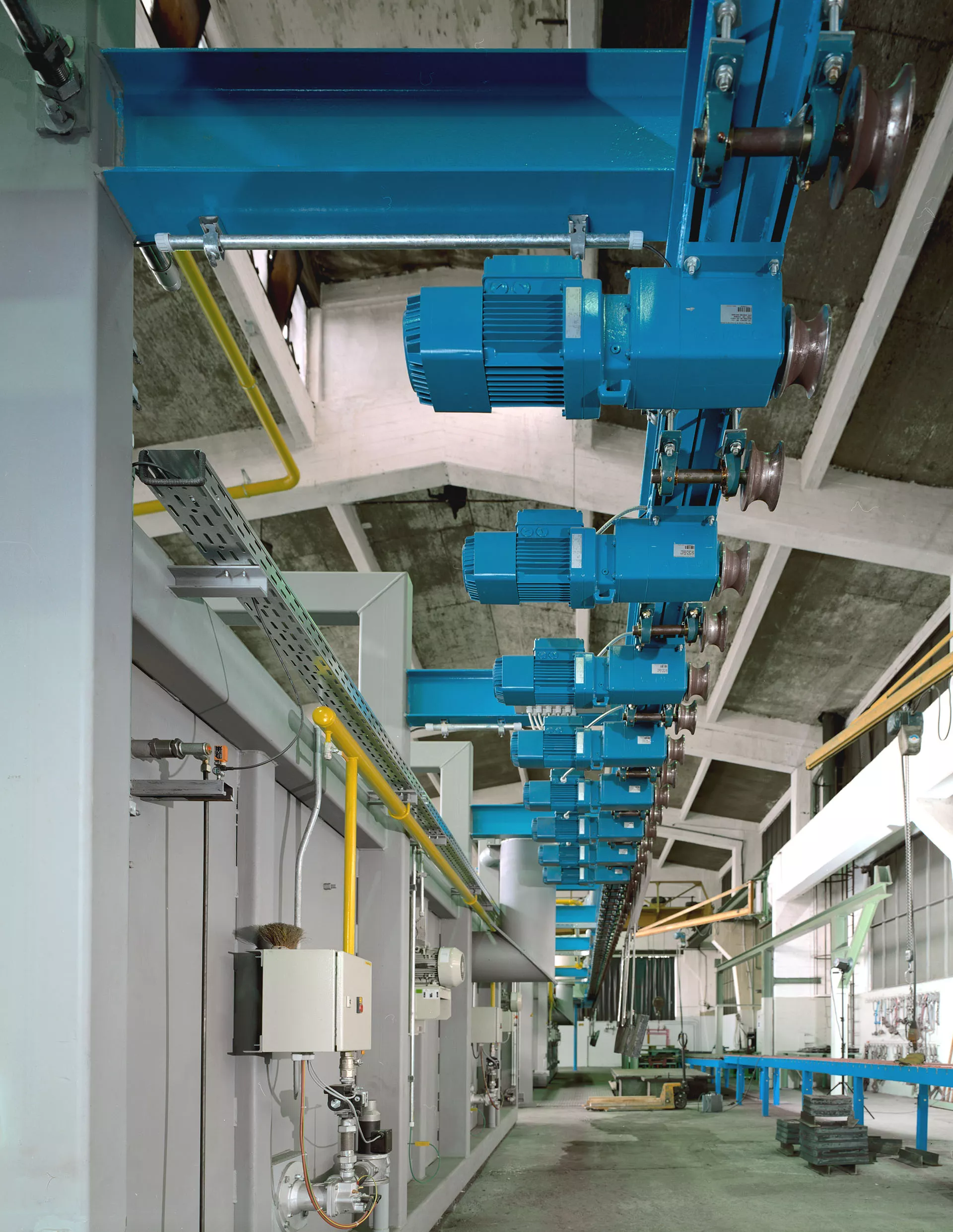 Helical geared motors