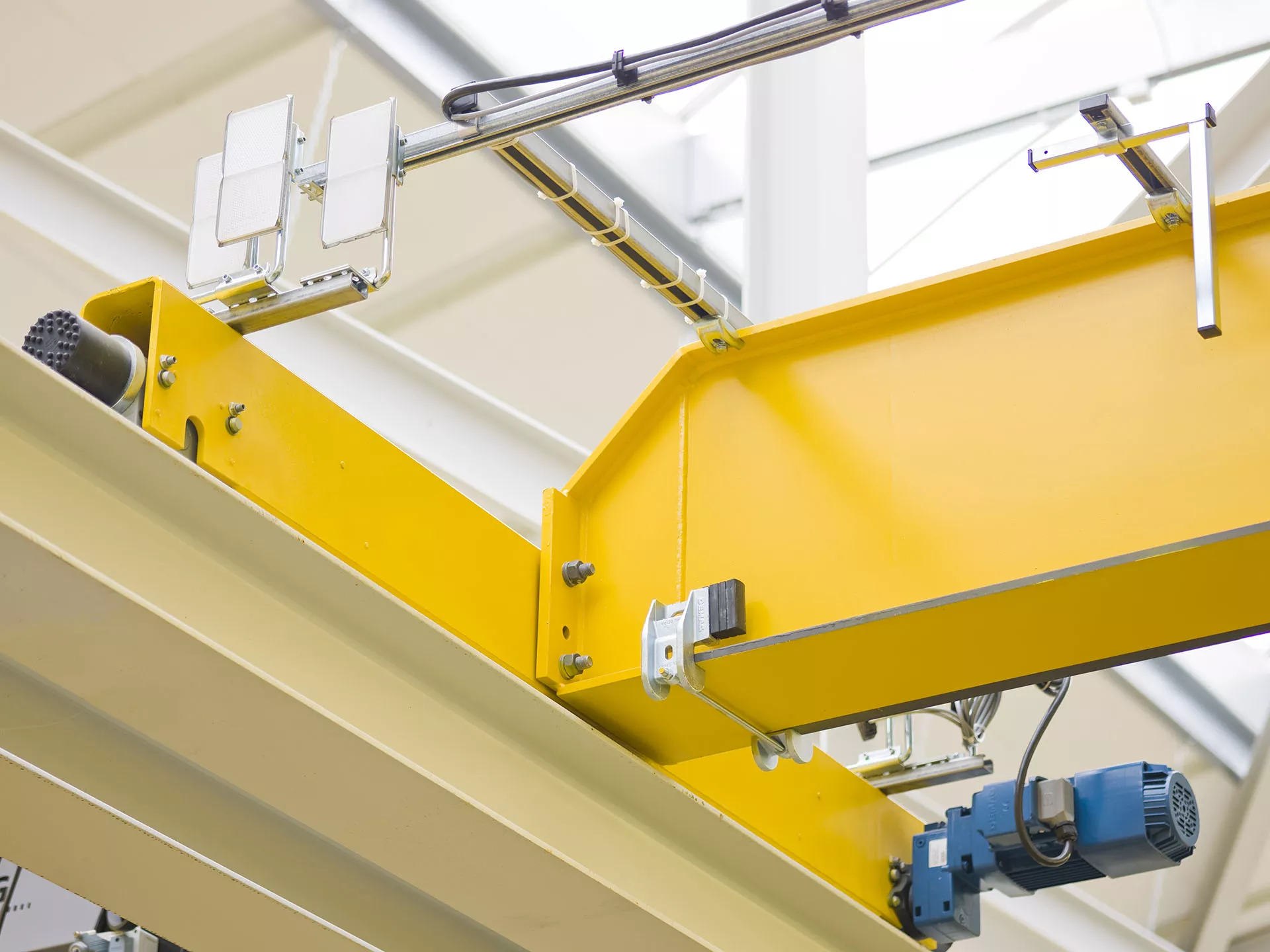 Offset geared motors.