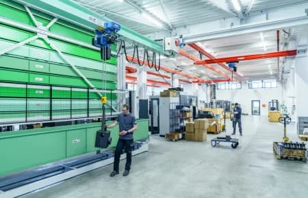 NEFF Gewindetriebe GmbH — DEMAG KBK light crane systems with hoists