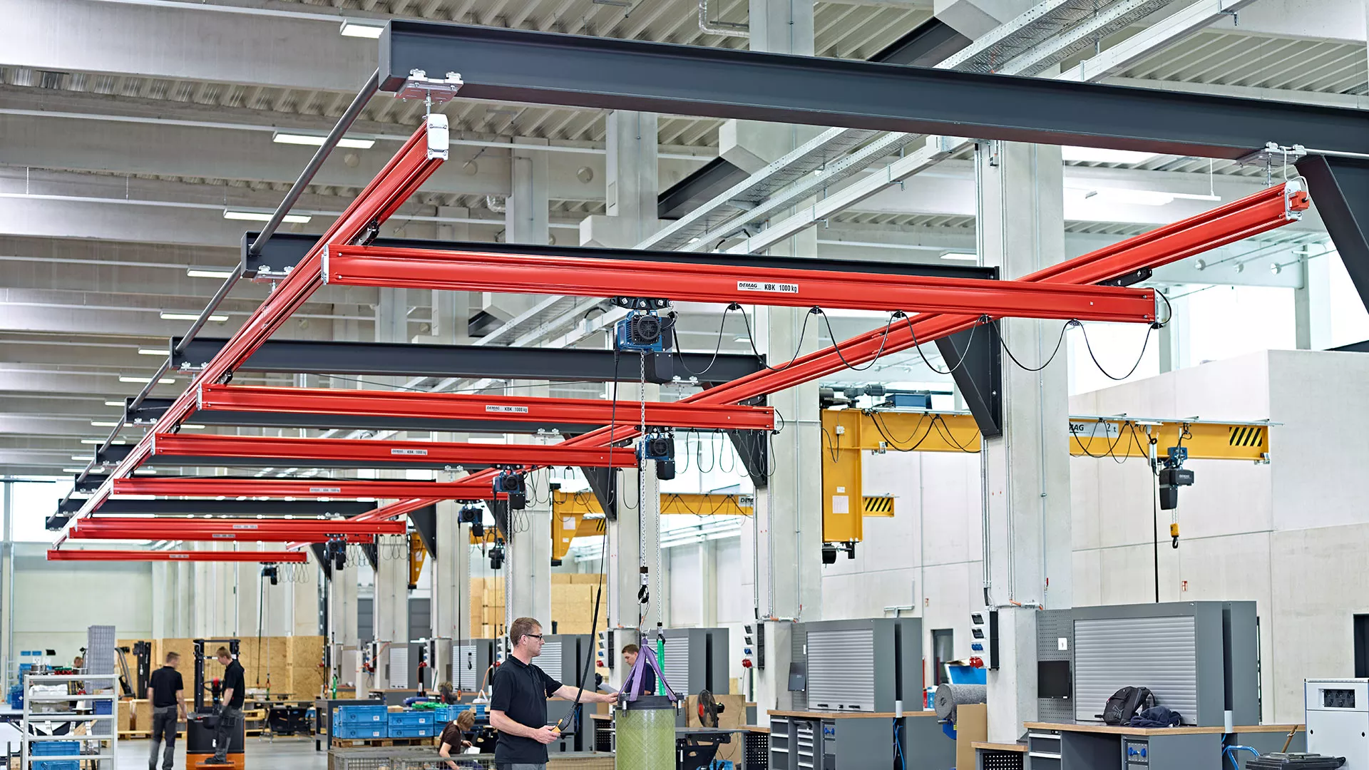 KBK 단일 거더 서스펜션 크레인