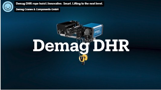 Demag DHR rope hoist video