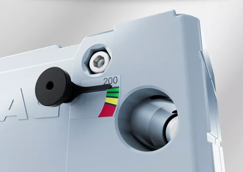 DRS-M wheel block – mechanical wear measurement