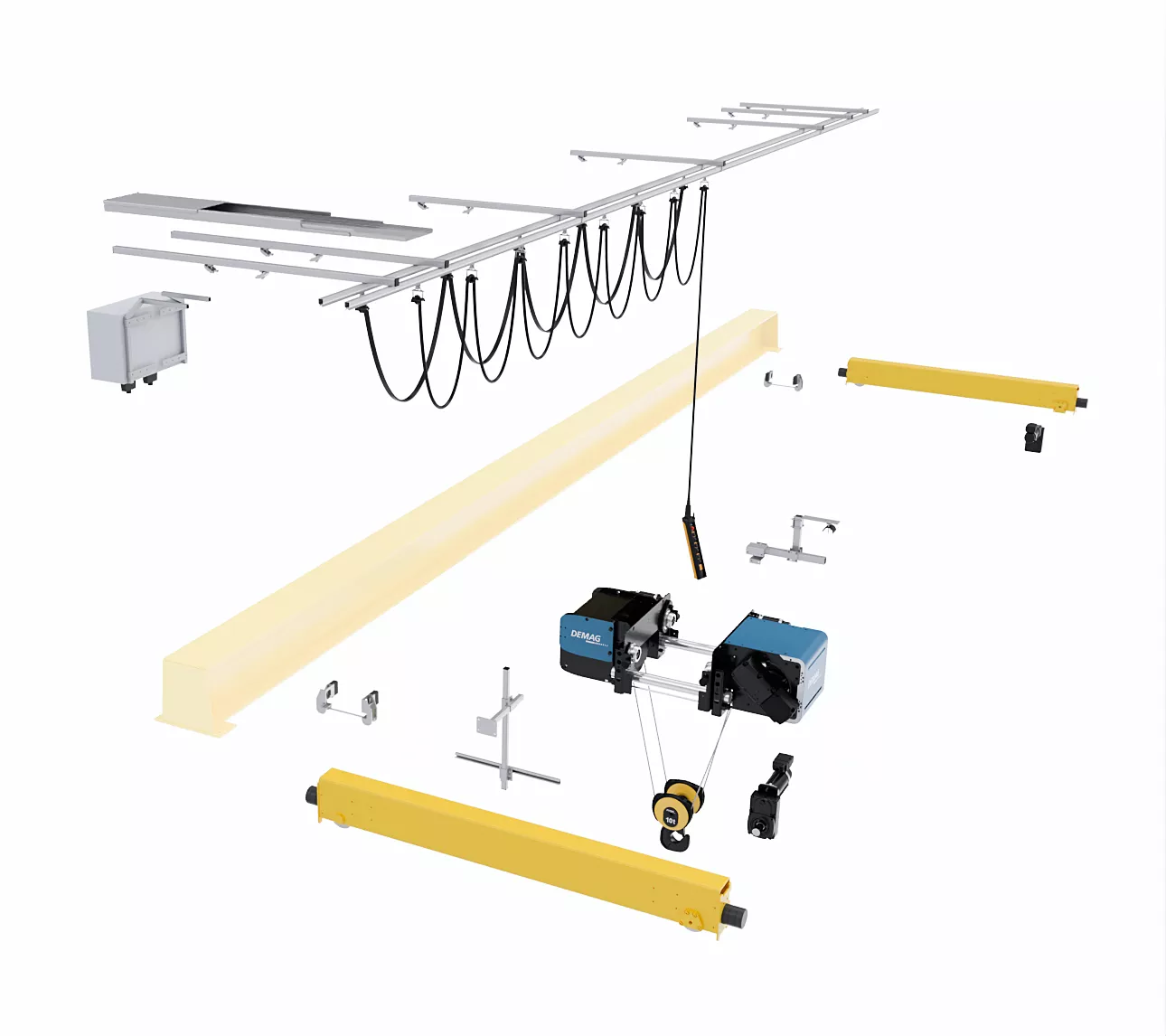 Overhead crane components