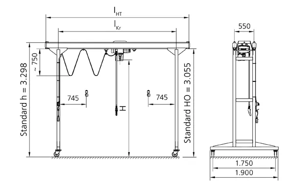 ZVP-KBK double-girder full-portal crane